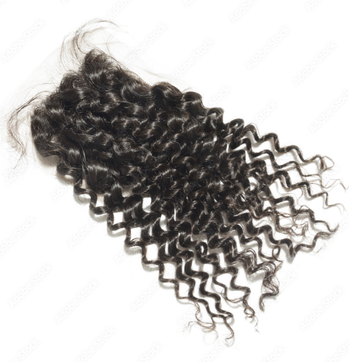 Closure Curly - Premium Raw Hair